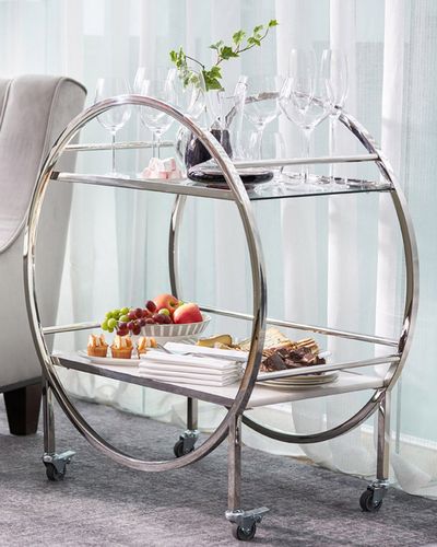 Francis Brennan the Collection Marble Drinks Trolley